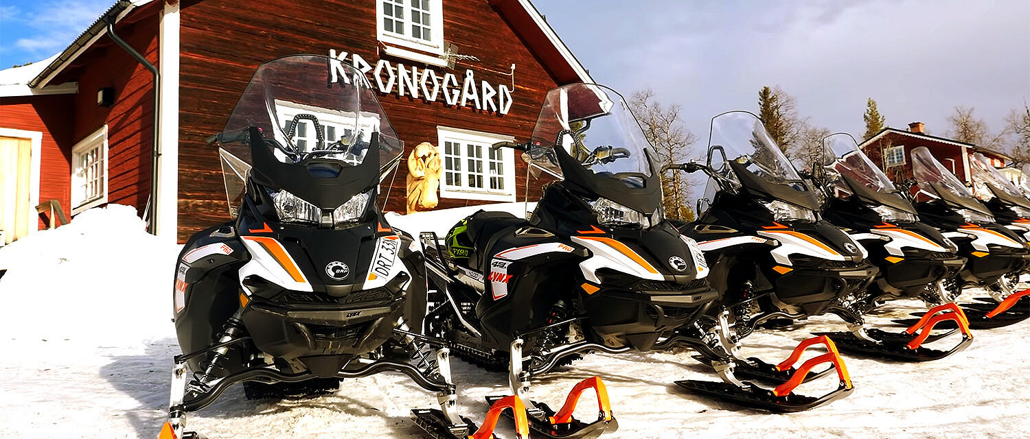 Snöskoter i Kronogård